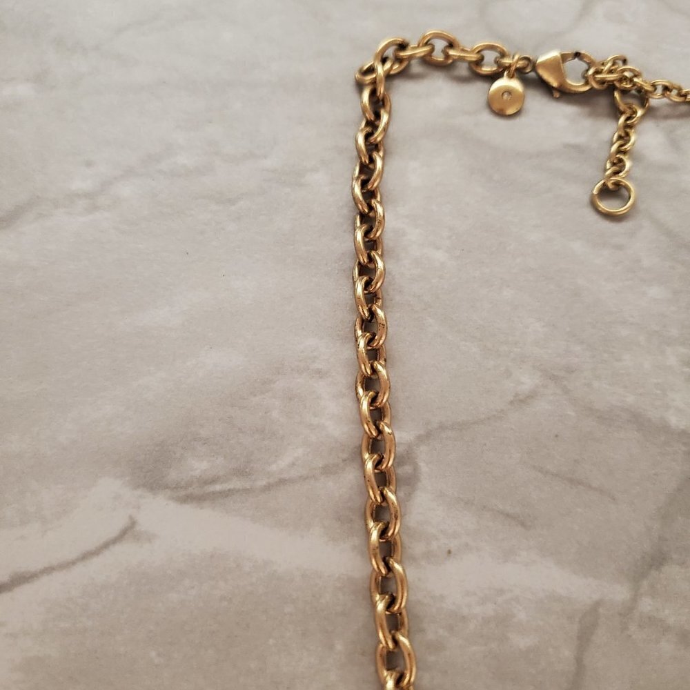 💖 J.Crew White Rhinestones Crystals Cluster Statement Necklace 💖 - Picture 8 of 16